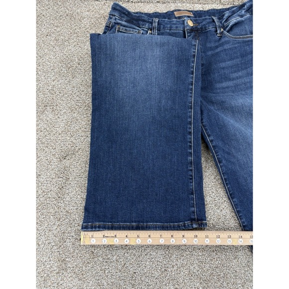 KUT from the Kloth MEG FAB AB WIDE LEG Jeans Womens 10P Blue Medium Wash Stretch - Picture 9 of 9